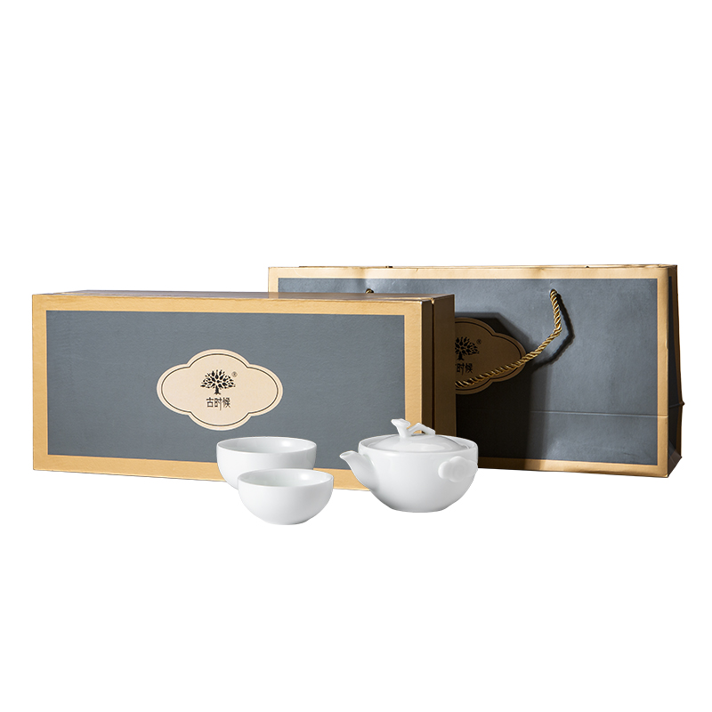 【蟹蟹你】古时候 一壶两杯浮雕螃蟹茶具套杯 招财铜钱蟹浮雕茶杯 商务小礼物