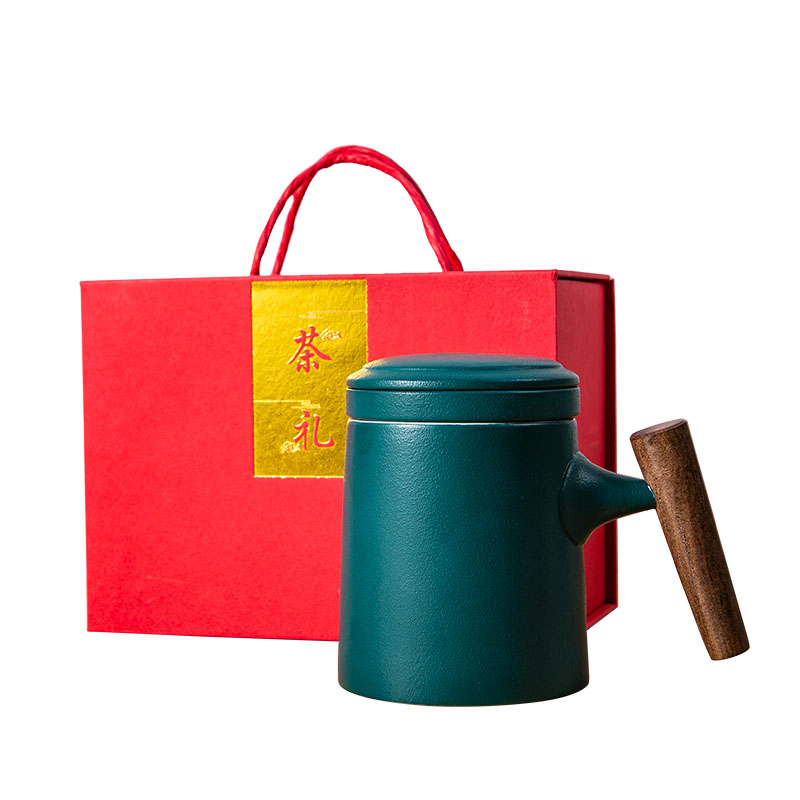 【和煦】古时候 办公陶瓷水杯马克杯茶具礼盒 商务礼品推荐