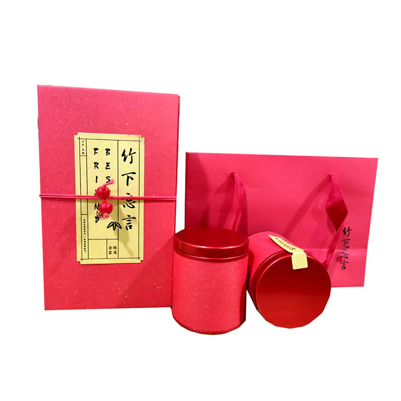 【竹下忘言】宫廷普洱春季鲜芽叶+新会小青柑夏季鲜果茶叶礼盒 随手礼