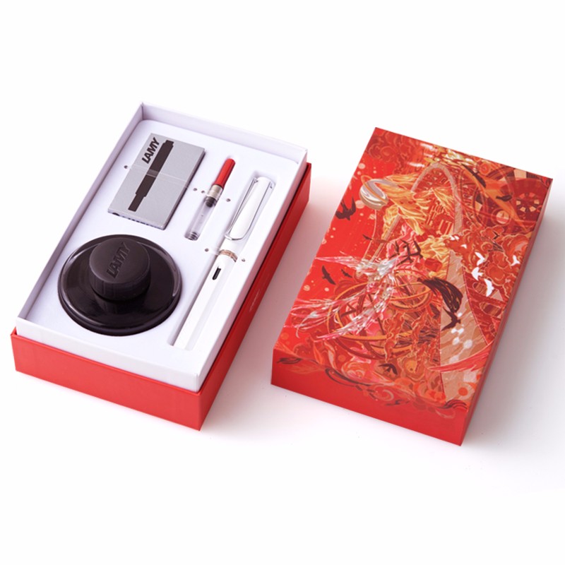 凌美(LAMY) 新年迎新墨水礼盒 钢笔+墨水 送客户新年礼品