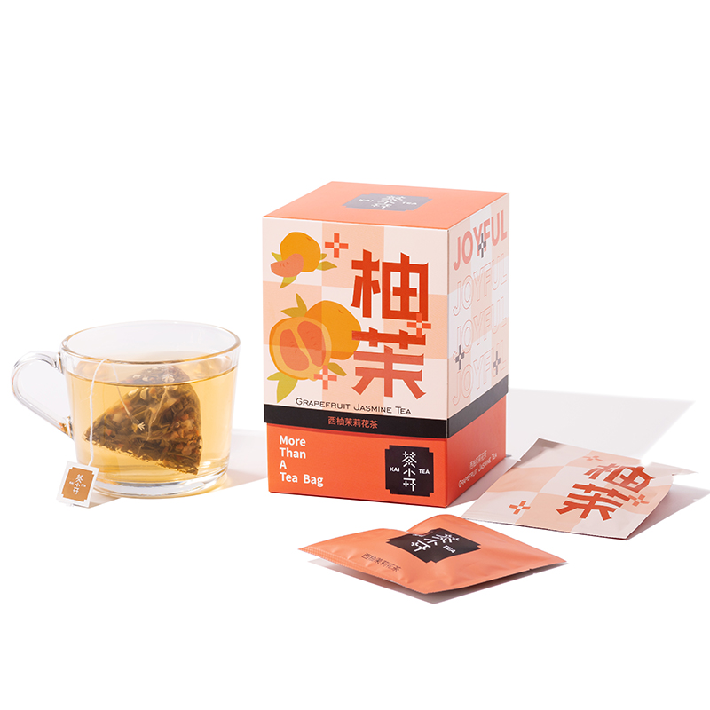 【柚茉】西柚茉莉花茶3g*14袋 鲜花鲜果萃茶茶包套装 伴手礼一般送什么