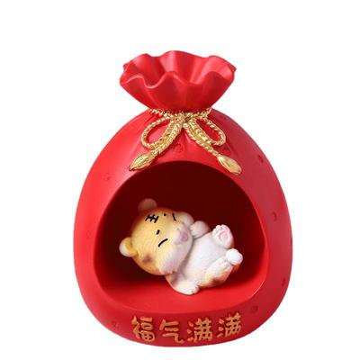 2022新年福旺虎钱袋小夜灯 吉祥装饰星星灯 新年春节节日礼物