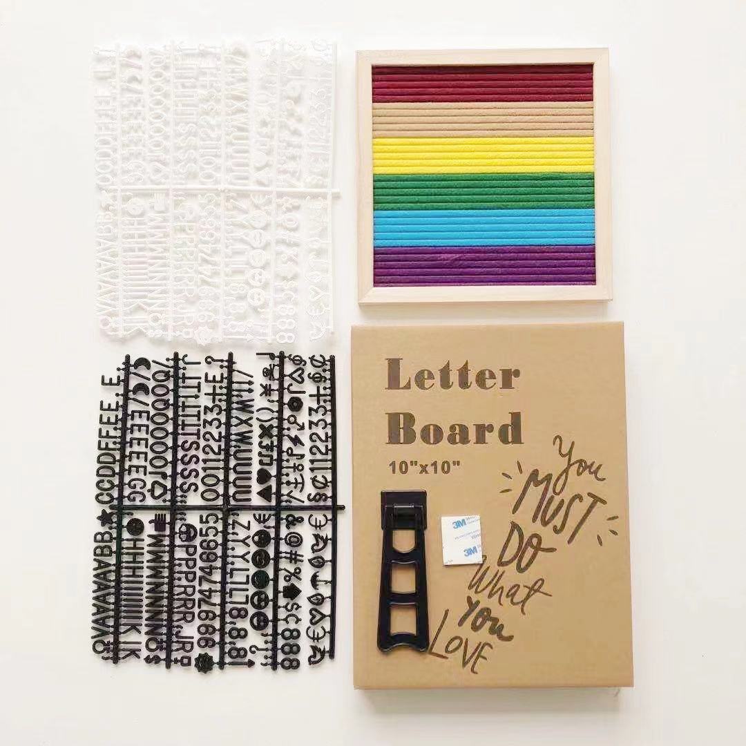 毛毡字母留言板 letterboard相框 创意礼品