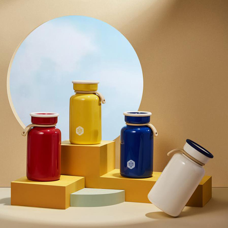 BOBER milk妙可艺术不锈钢保温杯 年底员工礼品