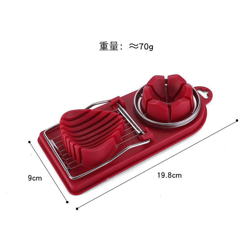 鸡蛋切片器厨房工具 切片切瓣多功能创意鸡蛋切片器 厨房精致礼品