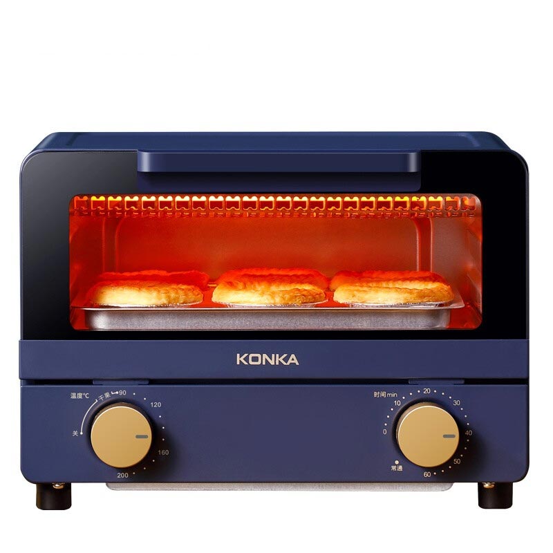 康佳(KONKA)   家用烘焙面包迷你小型10L电烤箱  生活小家电