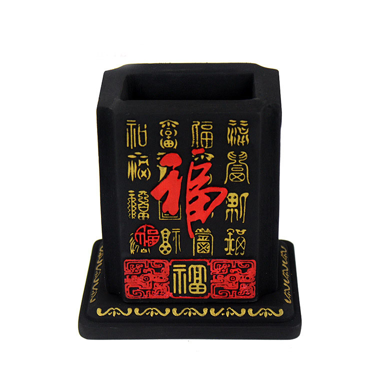 创意百富笔筒 特色摆件 商务会议纪念品