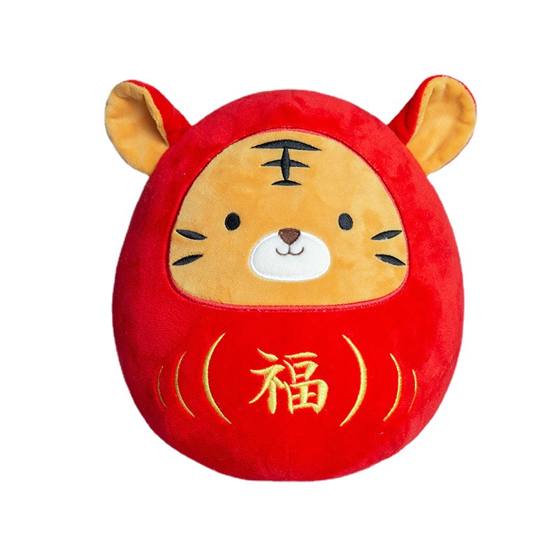 2022年虎年吉祥物老虎公仔毛绒玩具 公司年会小礼物