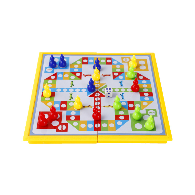 折叠磁石飞行棋跳棋五子棋斗兽棋 棋类游戏 新年聚会礼品