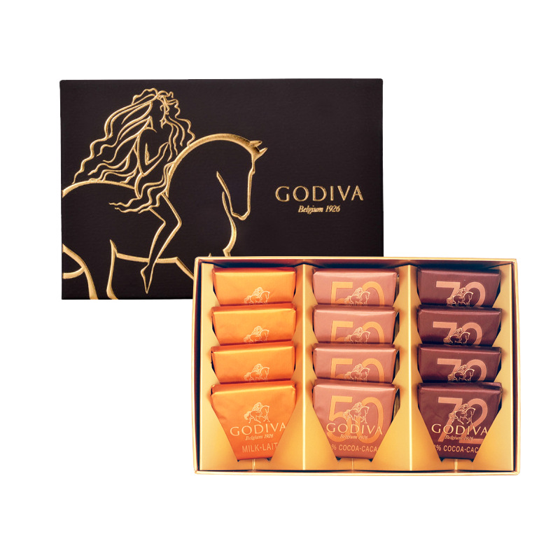 GODIVA 歌帝梵经典片装巧克力礼盒12片装