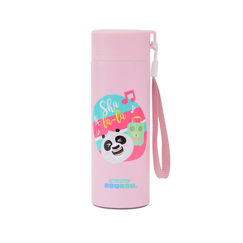 koukou去野营吧吊带l杯 350ml 304卡通可爱便携带杯 活动奖品