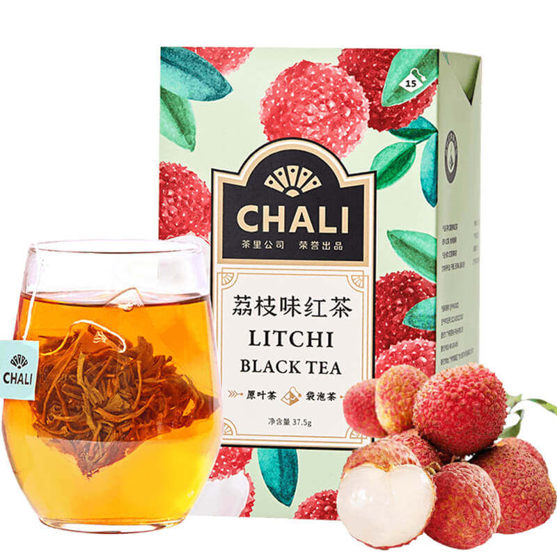 【荔枝味红茶】chali 荔枝红茶荔枝果干红茶袋15包 新年大礼包送什么好呢