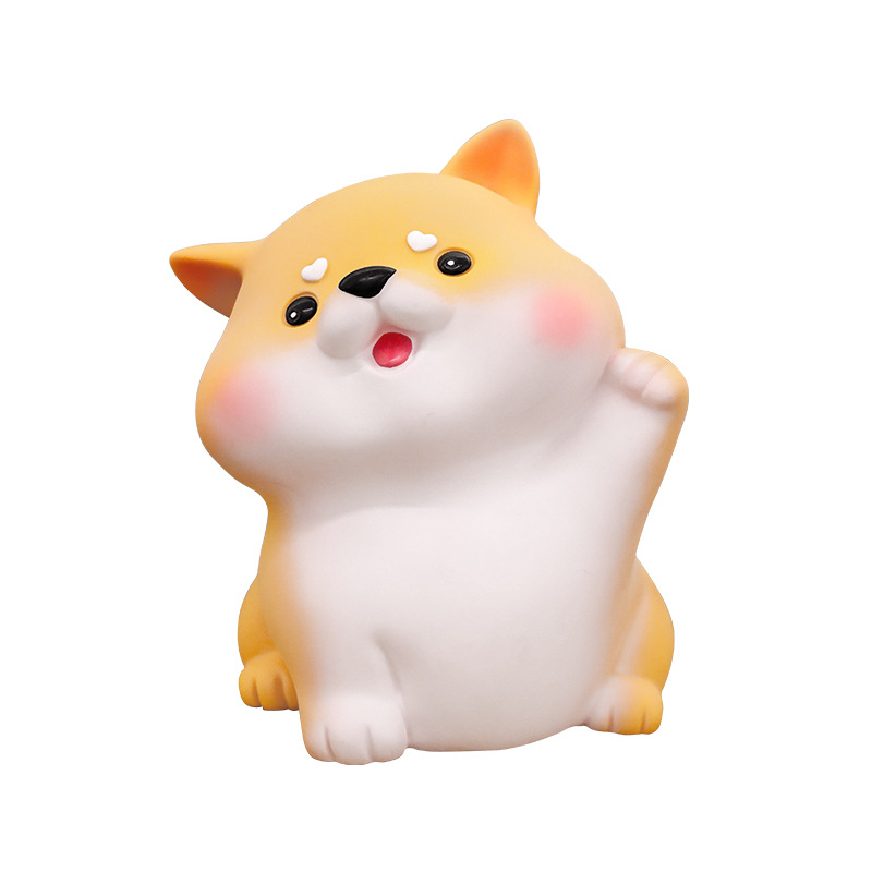 招财小柴犬存钱罐可爱创意摆件      儿童生日礼物 