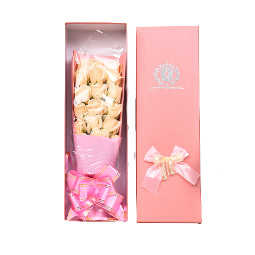 香皂花18朵花束礼盒 创意浪漫礼品 三八节礼品