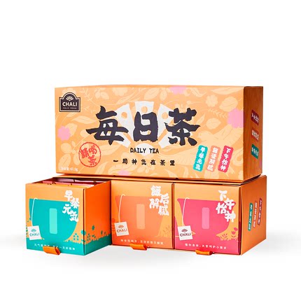 ChaLi茶里 多口味组合每日茶 养生玫瑰花茶叶套装  三八节日送女生礼品