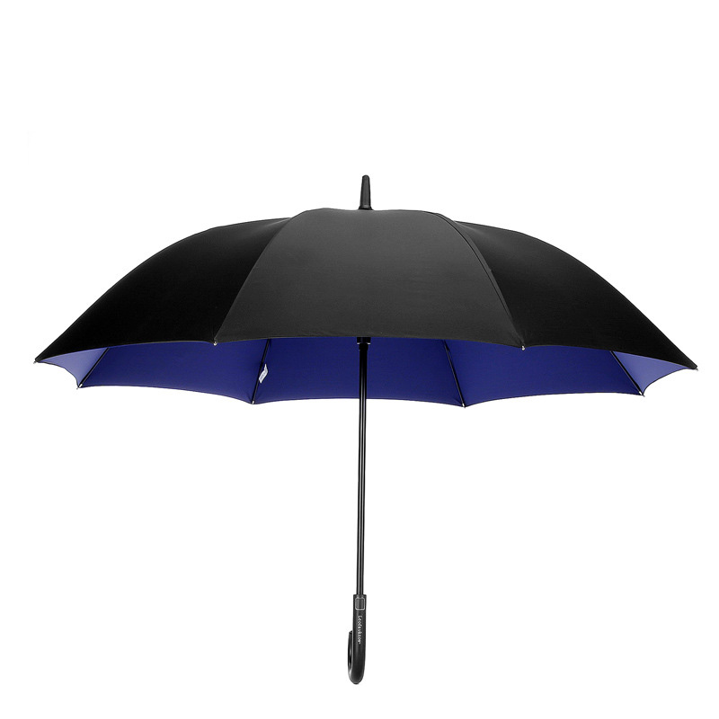 两用弯柄长柄双层自动号雨伞 防暴雨双人晴雨伞商务伞 商务礼品一般送什么