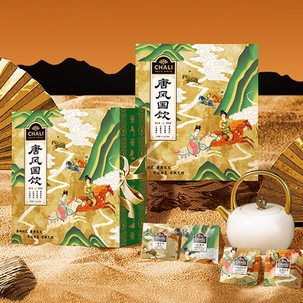 ChaLi茶里  【唐风国饮】礼盒 多口味花草茶袋泡茶茶包 年会送员工礼品