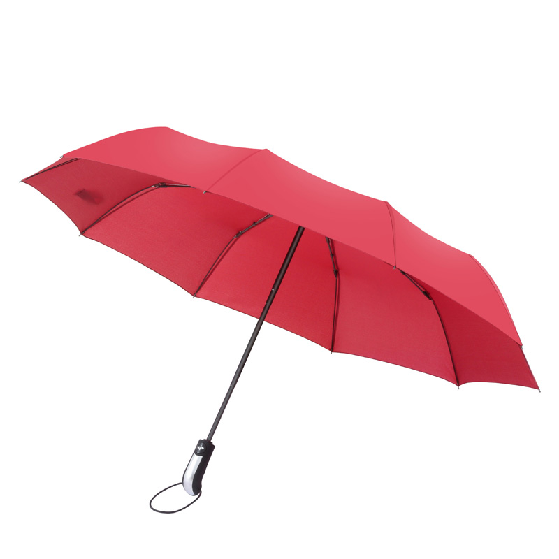 10骨自动加固版雨伞 加大商务三折叠伞 企业雨伞定制
