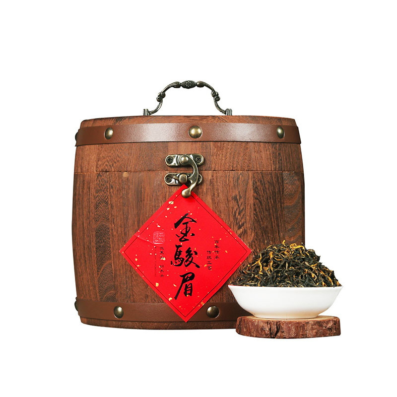 金骏眉小种红 武夷山金骏眉红茶木桶装散茶500克 送客户什么好