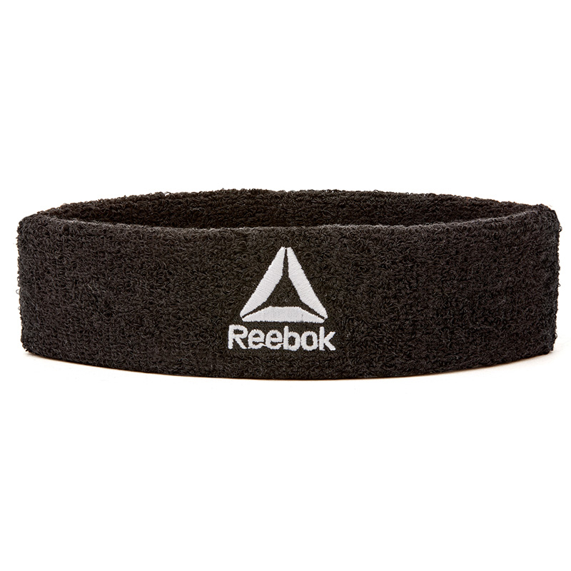 锐步（Reebok）简约玩酷运动头带 高弹力透气舒适发带 户外运动礼品