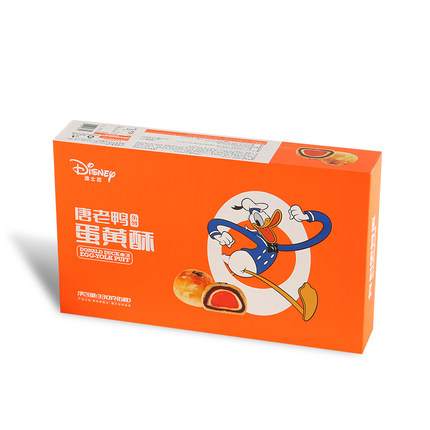 【六个装】Disney迪士尼 唐老鸭蛋黄酥55g*6枚 办公室零食糕点礼品