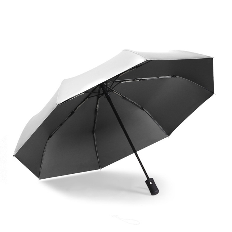 【自动款】三折钛银胶防紫外线自动伞 晴雨两用折叠伞 活动奖励礼品
