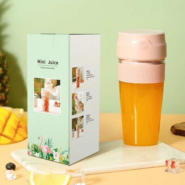 彩盒装便携式手提果汁机迷你榨汁杯便携杯      企业礼品定制
