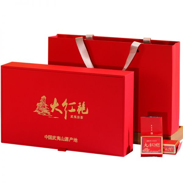 武夷山大红袍茶叶礼盒装 30泡大红袍礼盒250g 送客户礼品