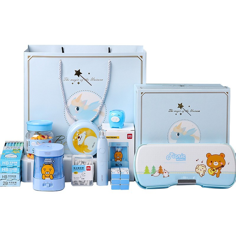 【简约12件套】得力文具盲盒套装  学习用品套装 小学生奖品