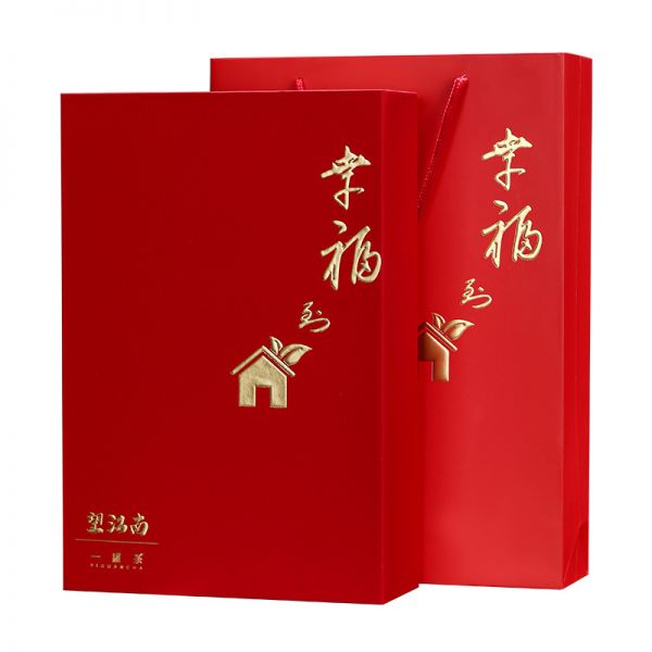【幸福到家】武夷金骏眉大红袍碎银子三大茗茶礼盒装 一壶四杯+6罐茶组合套装 送什么礼品给客户