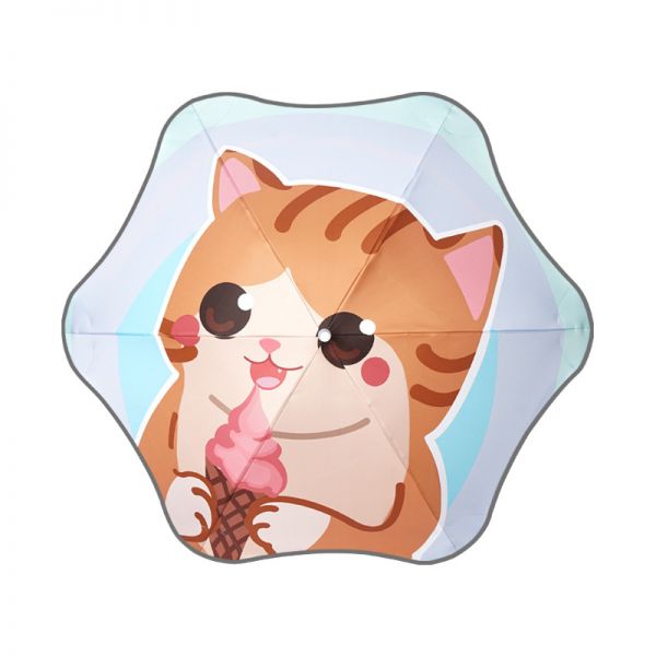 卡通圆角儿童晴雨伞 创意卡通纤维骨儿童伞 儿童小礼品
