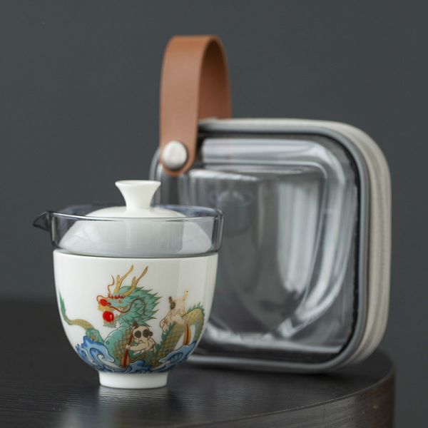 【乘风破浪】便携旅行茶具套装 一壶一杯 端午伴手礼