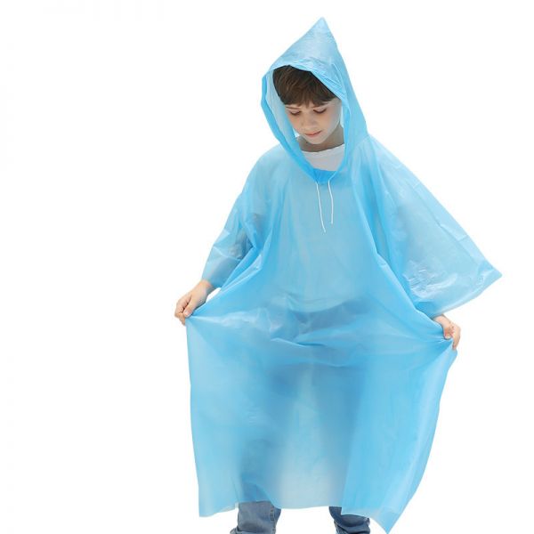 一次性加厚儿童雨衣户外活动雨衣    儿童节活动物料