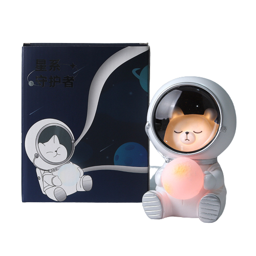 星系守护者动物夜灯 猫咪小狗小熊太空人灯具 创意夜灯礼品
