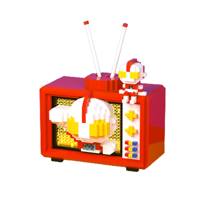 光之子系列DIY积木 奥特曼微积木摆件乐高兼容 创意趣味手工礼品 