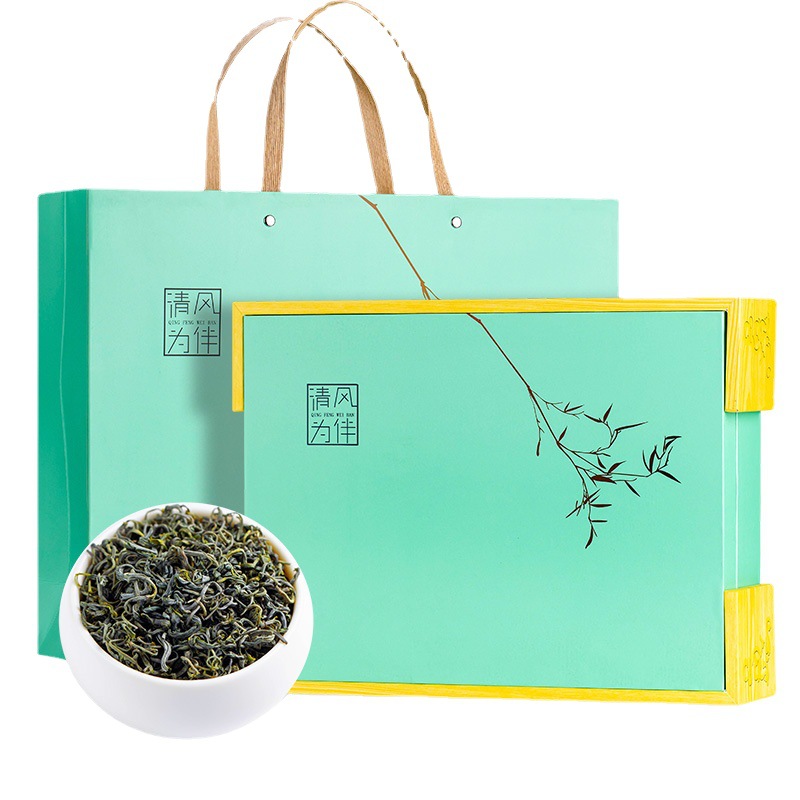 【清风为伴】春茶云雾绿茶礼盒装250g 炒青绿茶新茶 企业团购礼品