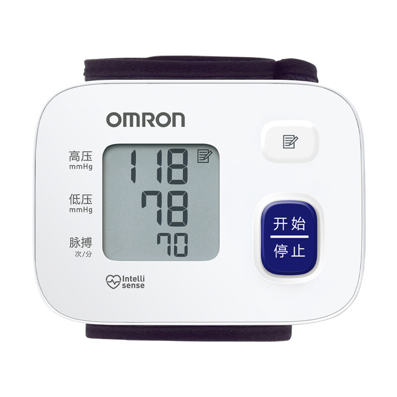  欧姆龙（OMRON）   电子血压计家用手腕式血压测量仪    长辈拜访礼品