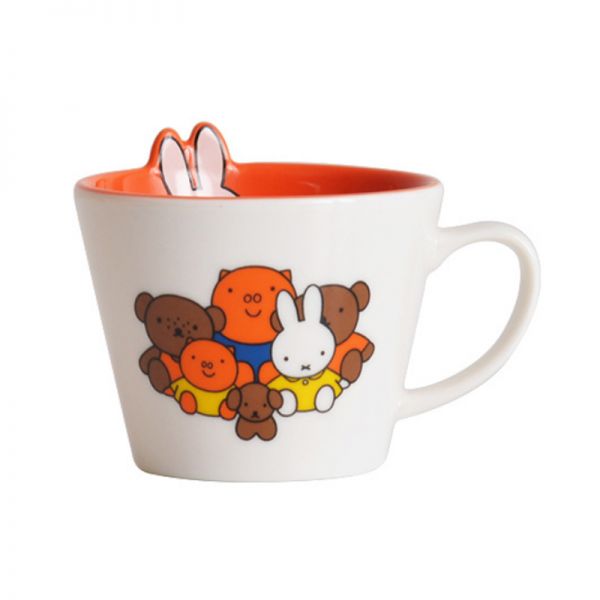 Miffy米菲 兔动漫卡通陶瓷杯 大容量牛奶咖啡马克杯260ml 生日礼品