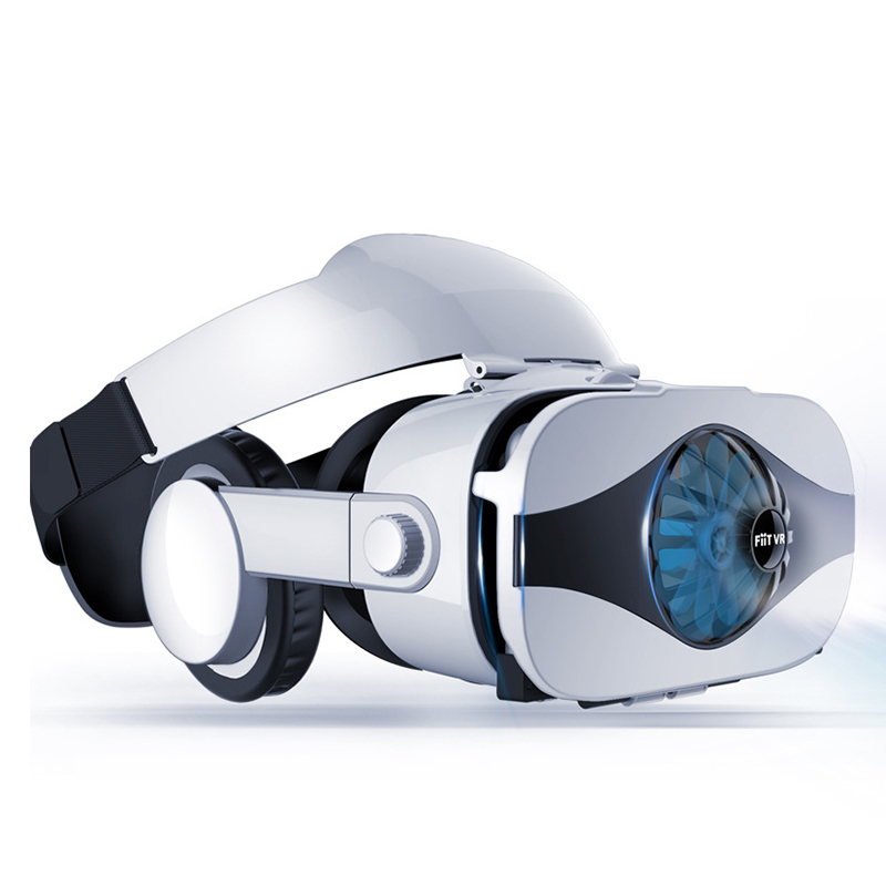 虚拟现实3d手机vr眼镜 头戴式一体机头盔风扇款VR眼镜 科技礼品