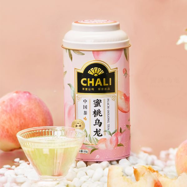 ChaLi 茶里 【金牌蜜桃乌龙】水果冷泡茶茶叶罐装68g 夏季花果茶礼品