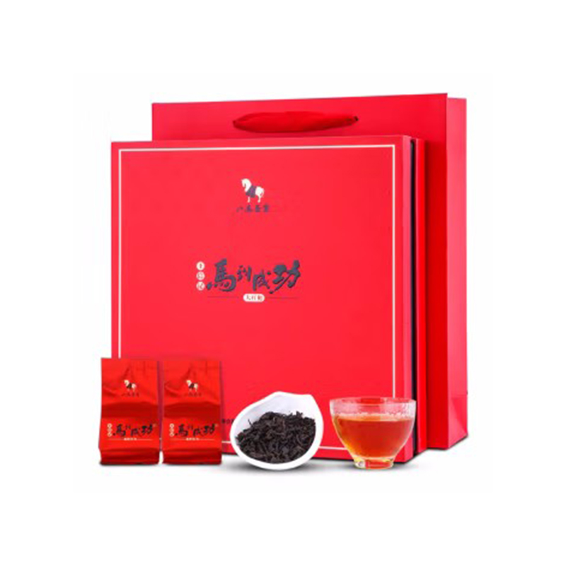 八马茶叶 王信记马到成功大红袍256g 节日茶叶礼品