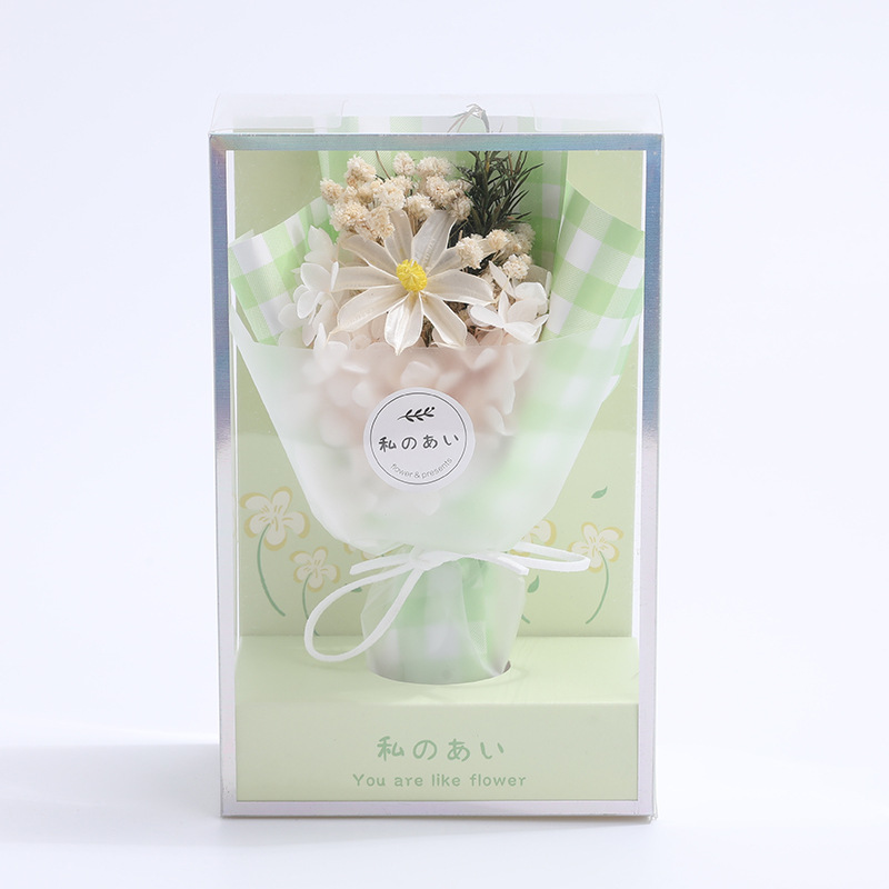 ins风盒装永生花礼盒    教师节干花花束礼品     教师节礼品推荐