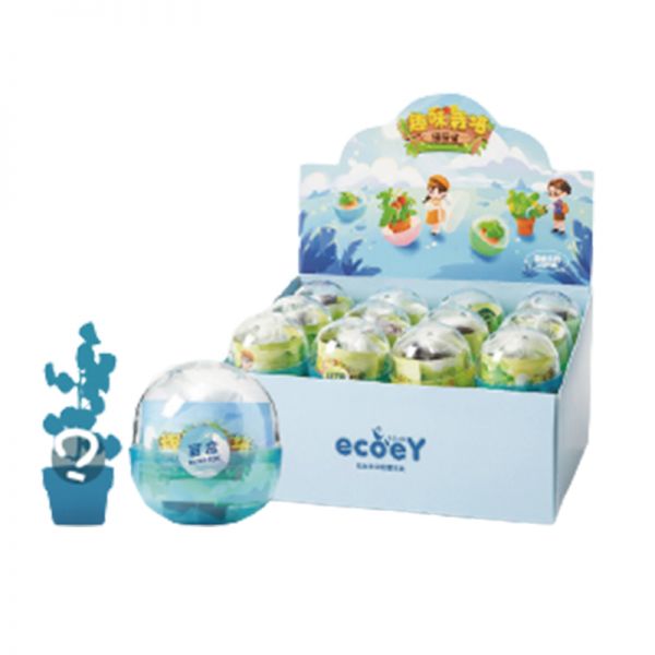 扭蛋种植杯手工小盆栽 创意植物盲盒礼品 办公桌面礼品