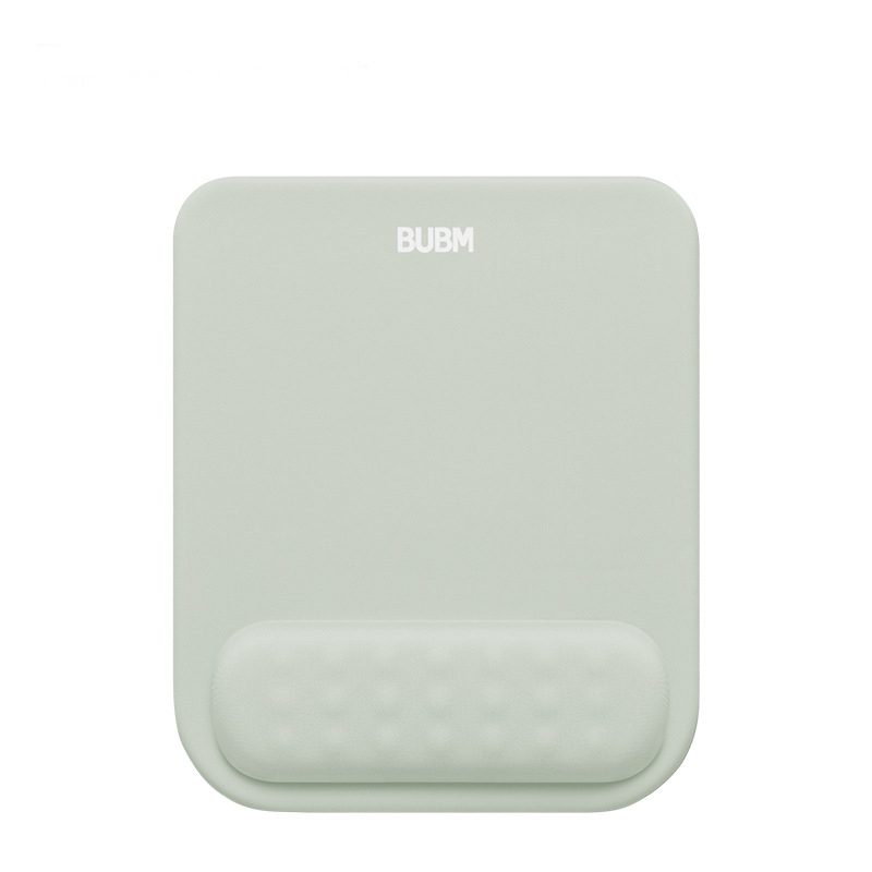 BUBM 纯色硅胶护腕鼠标垫 牛奶丝面料记忆棉 员工入职礼品