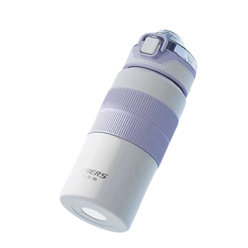哈尔斯（HAERS）提手运动保温杯480mL 时尚便携 实用的伴手礼
