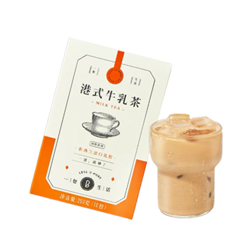 一包生活 盒装牛乳茶25g*10袋 港式奶茶抹茶榛果可可 牛乳茶饮品
