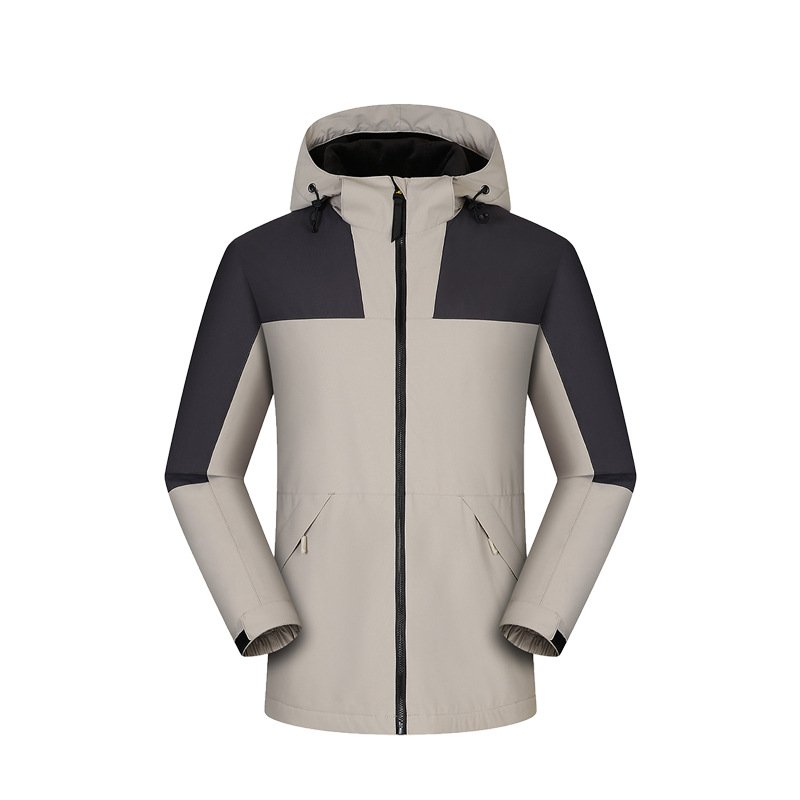 420g真超银狐绒冲锋衣 防风防水保暖一体外套 企业定制礼品