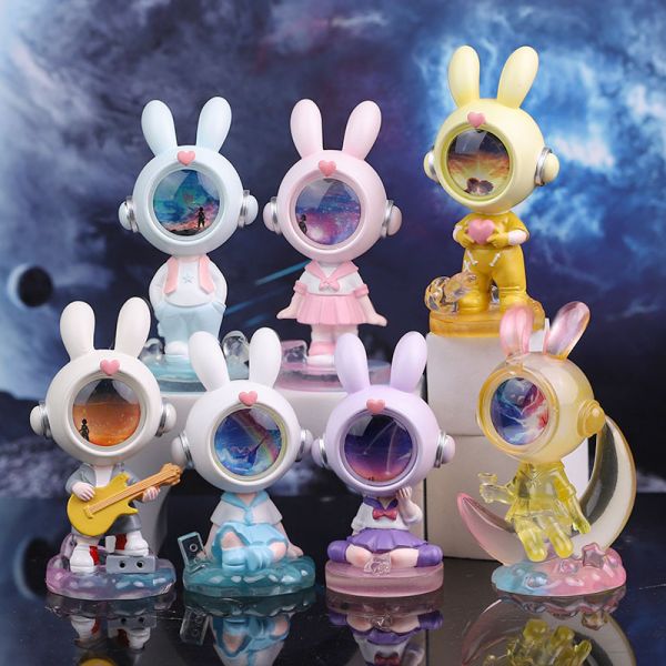 宇航员兔子盲盒 手办公仔潮玩摆件 员工福利