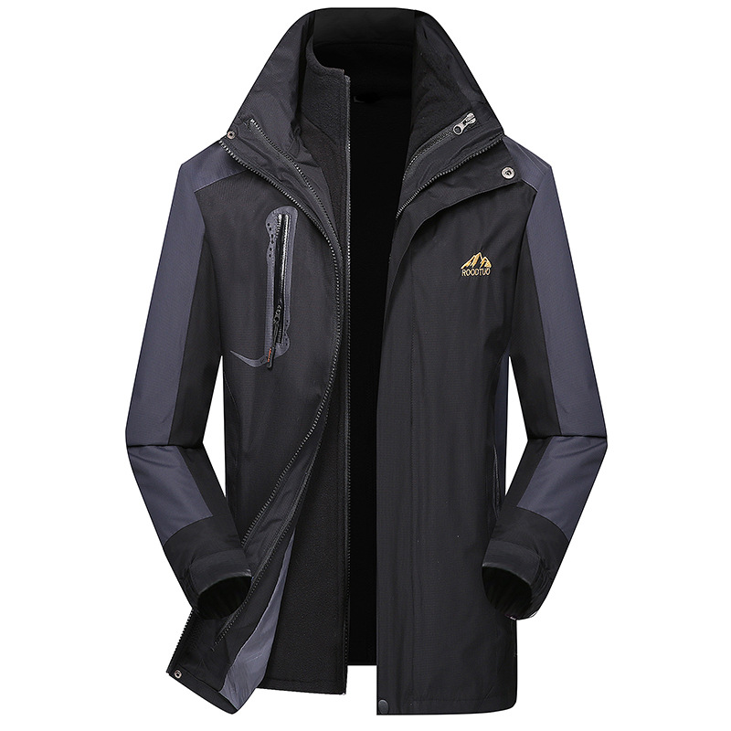 冲锋衣三合一两件套 秋冬工作服外套 企业定制