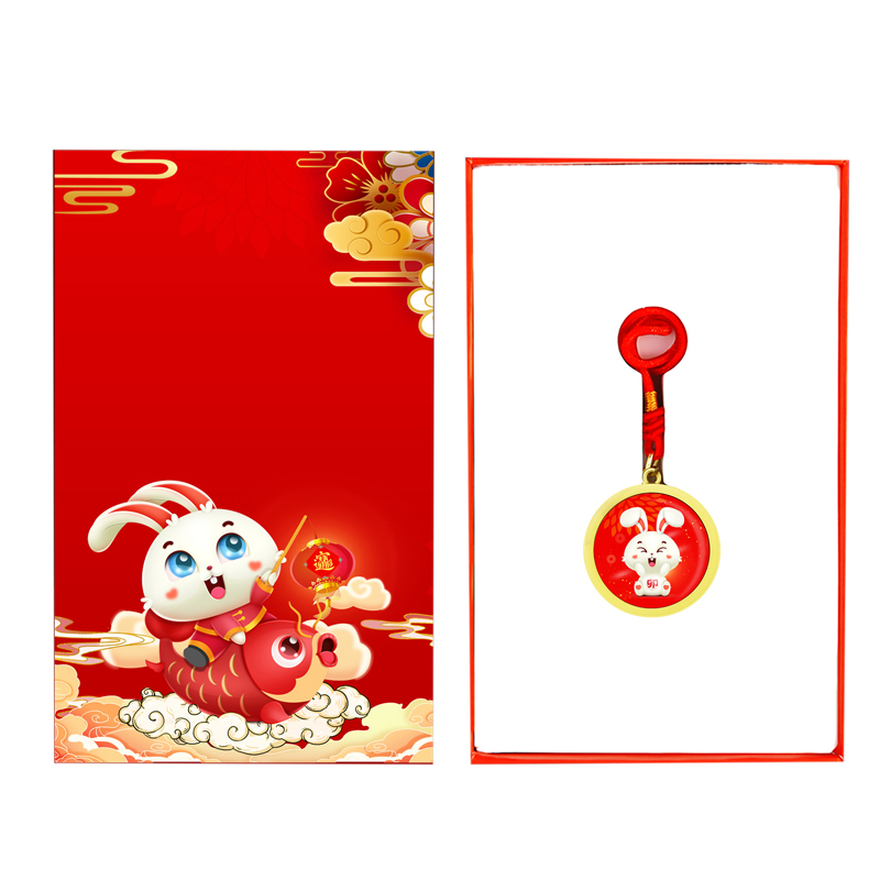 创意兔年旋转荧光U盘 兔年定制logo优盘 年会小礼品